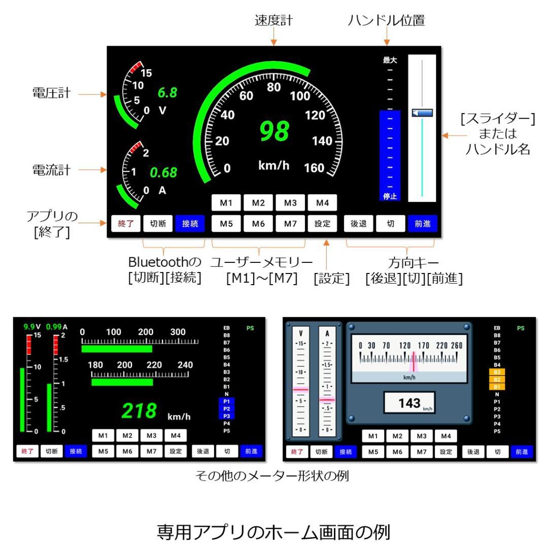 タブレットPCを使ったパワーパックコントローラー　完成基板セット