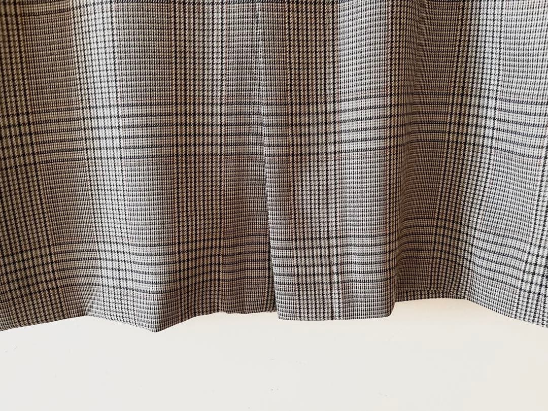 新品 マーガレットハウエル×フォックスブラザーズ グレンチェックツイルスカート