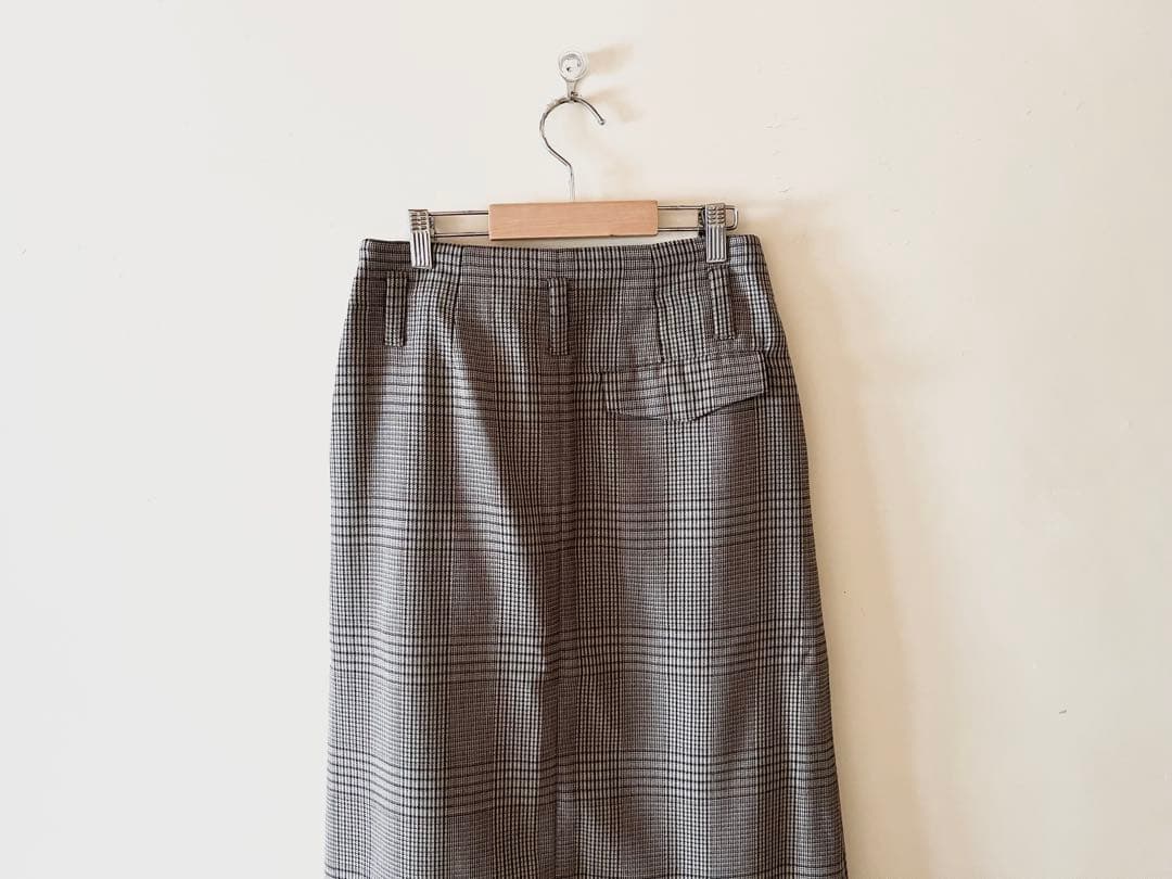 新品 マーガレットハウエル×フォックスブラザーズ グレンチェックツイルスカート