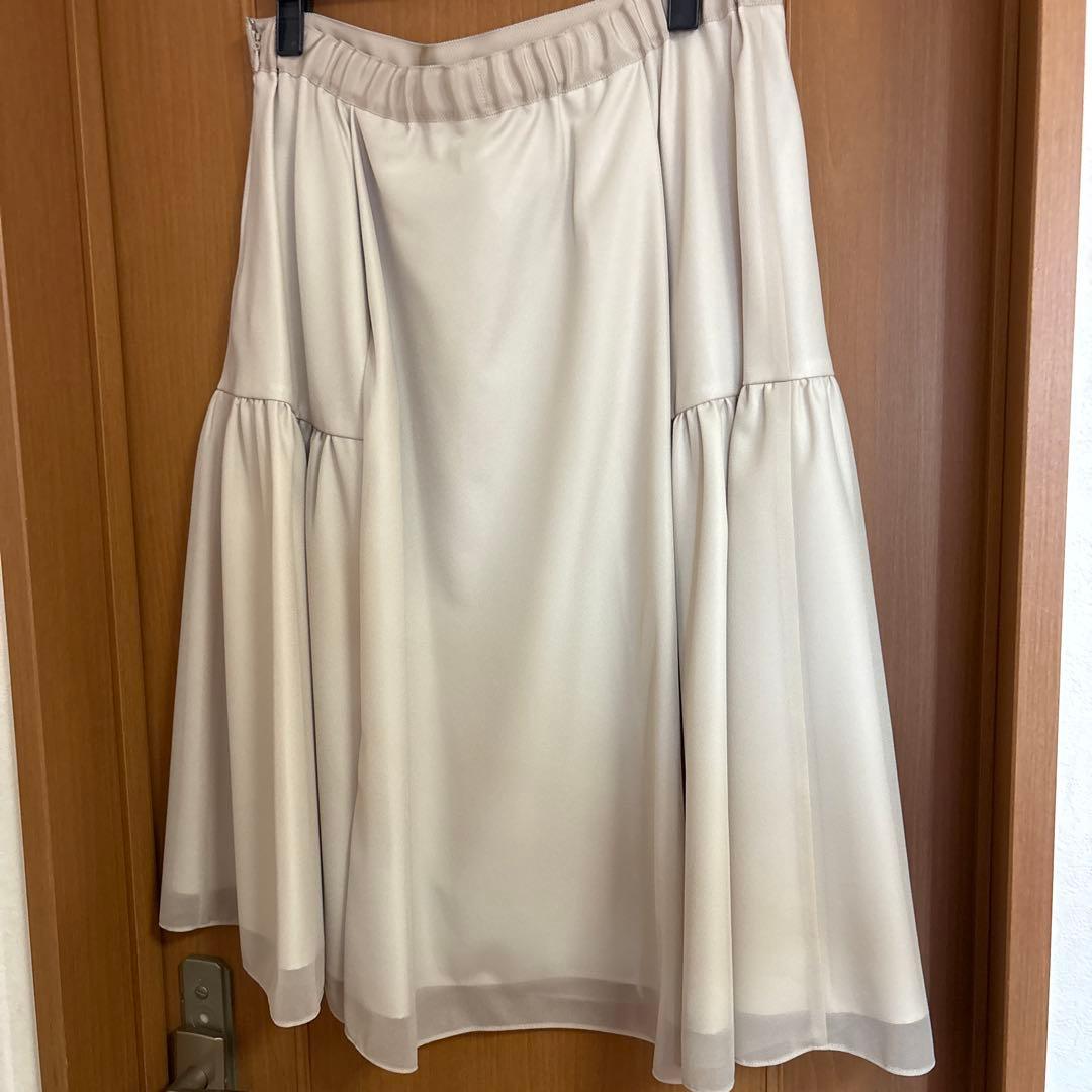 トゥービーシックリボン付きスカート50サイズ