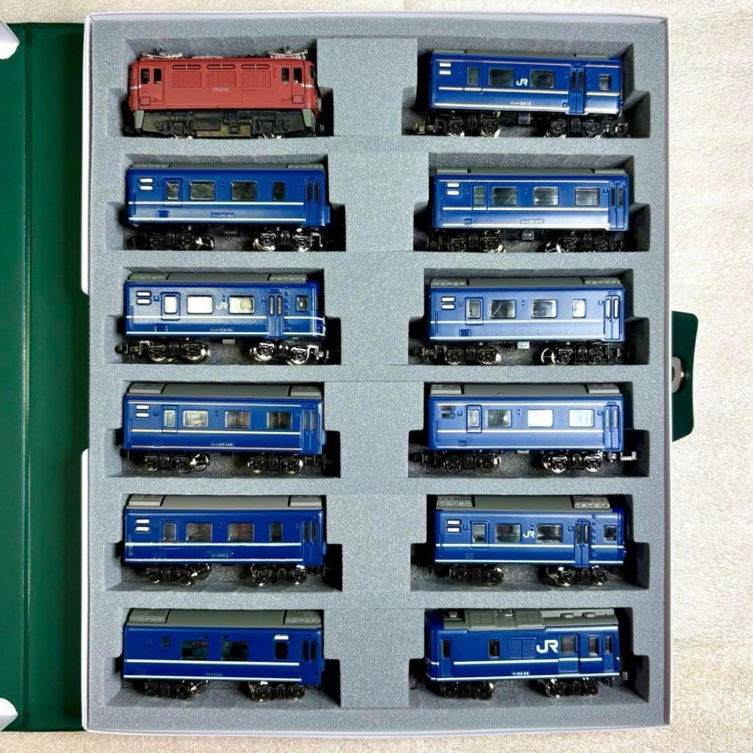 Bトレイン 24系 日本海 ラストラン編成11両＋EF81 N化 動力2両