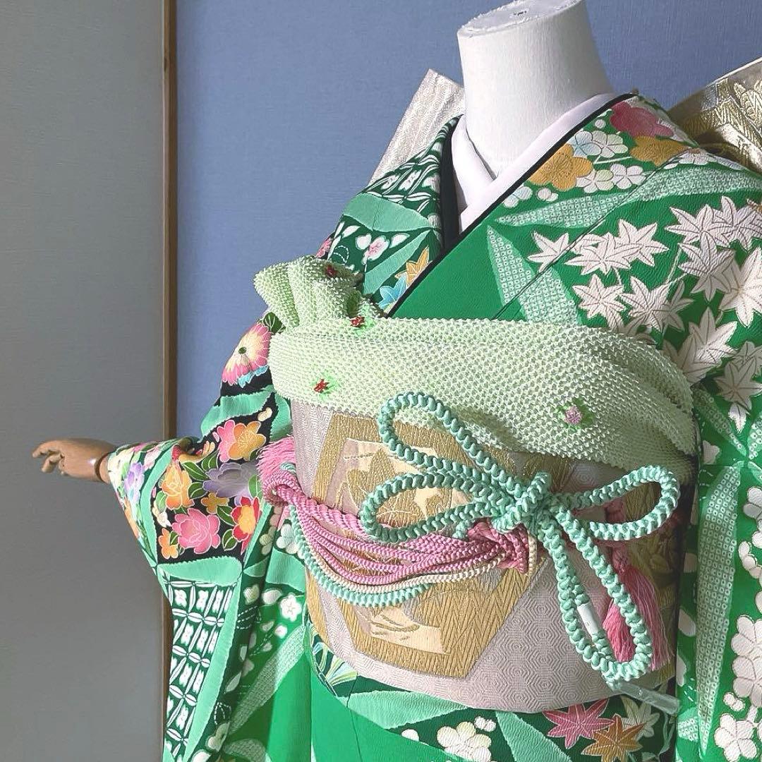 振袖フルセット 手描き友禅 吉祥紋様 成人式振袖 振袖 成人式