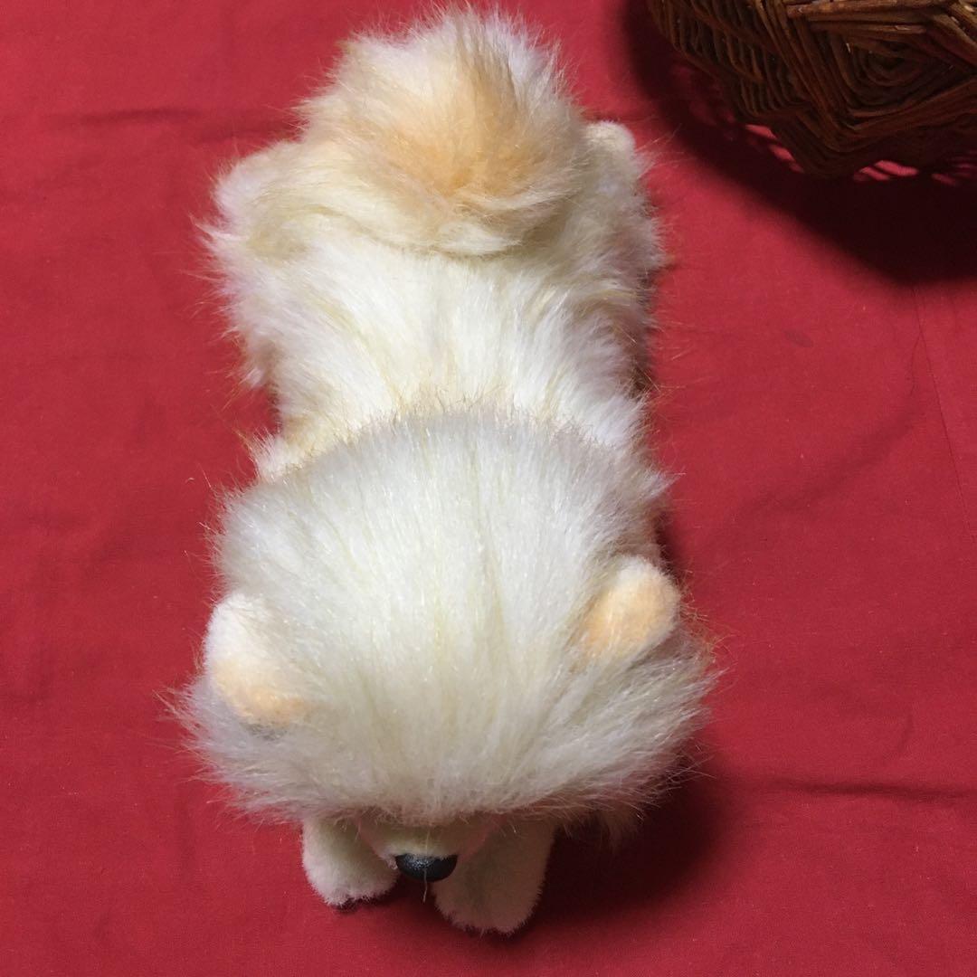 レトロぬいぐるみ　子犬　リアルぬいぐるみ　四季オリジナルぬいぐるみ　ポメラニアン