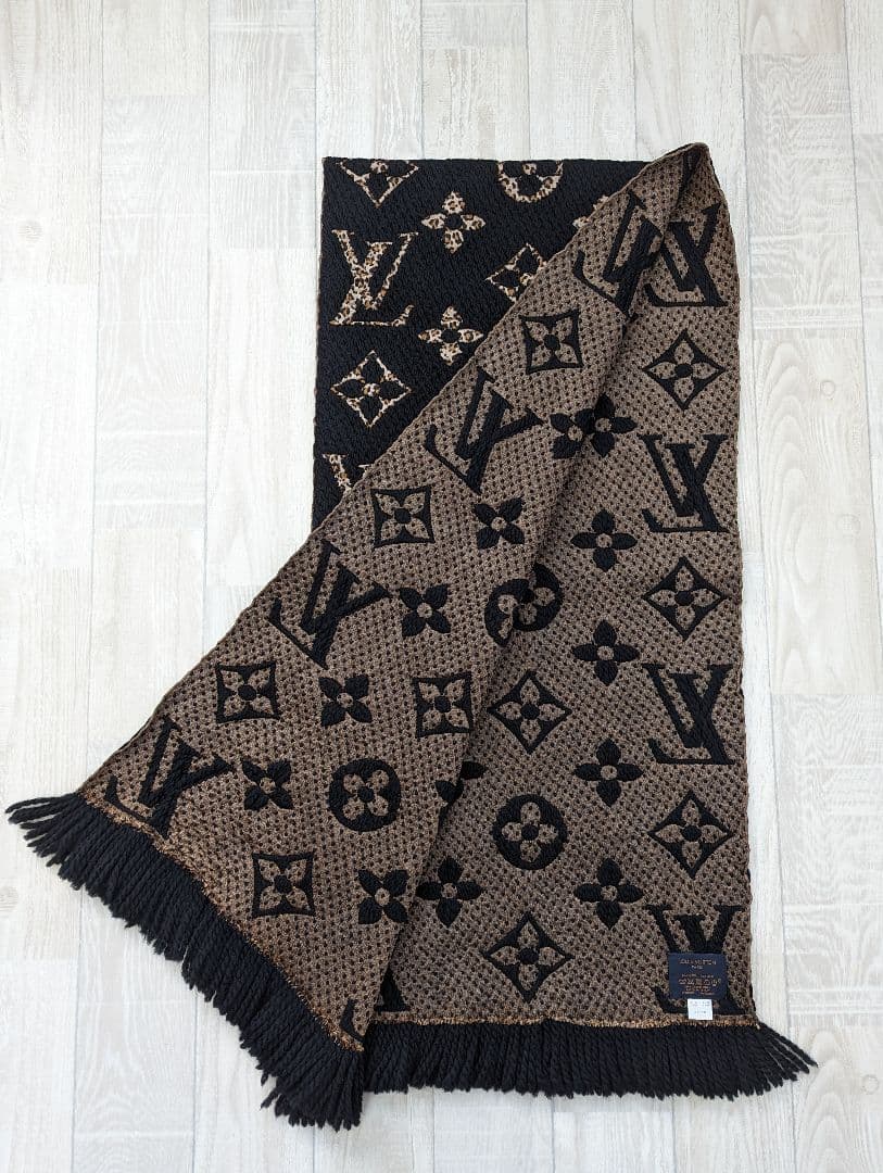 限定品ルイヴィトンエシャルプ ジャイアント モノグラムマフラー