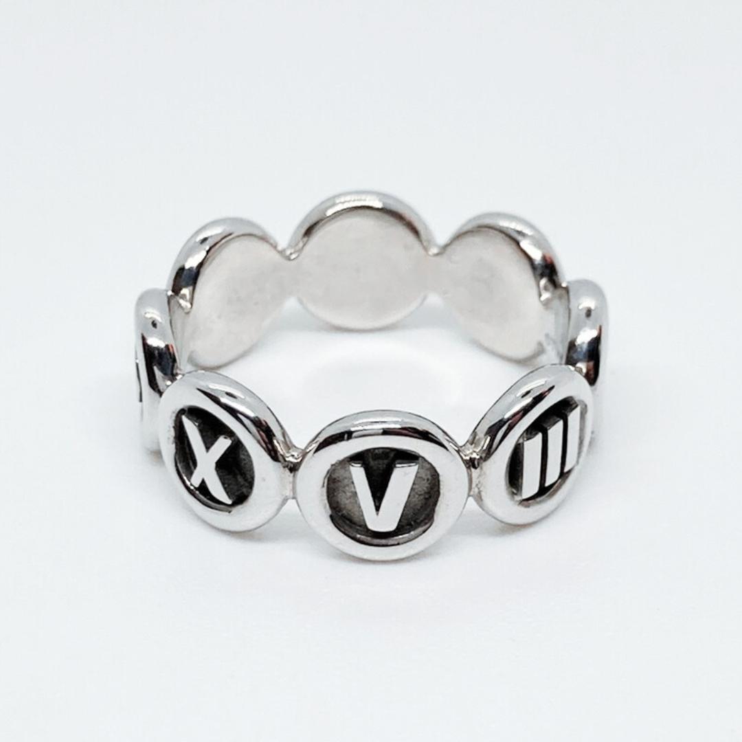 ❝レア品❞ ティファニー アトラス リング 51(11号) WG750 ダイヤ