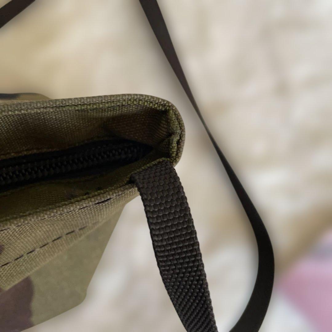 ⭐︎美品 エルベシャプリエ ショルダーバッグ 迷彩 舟型 バック底付き