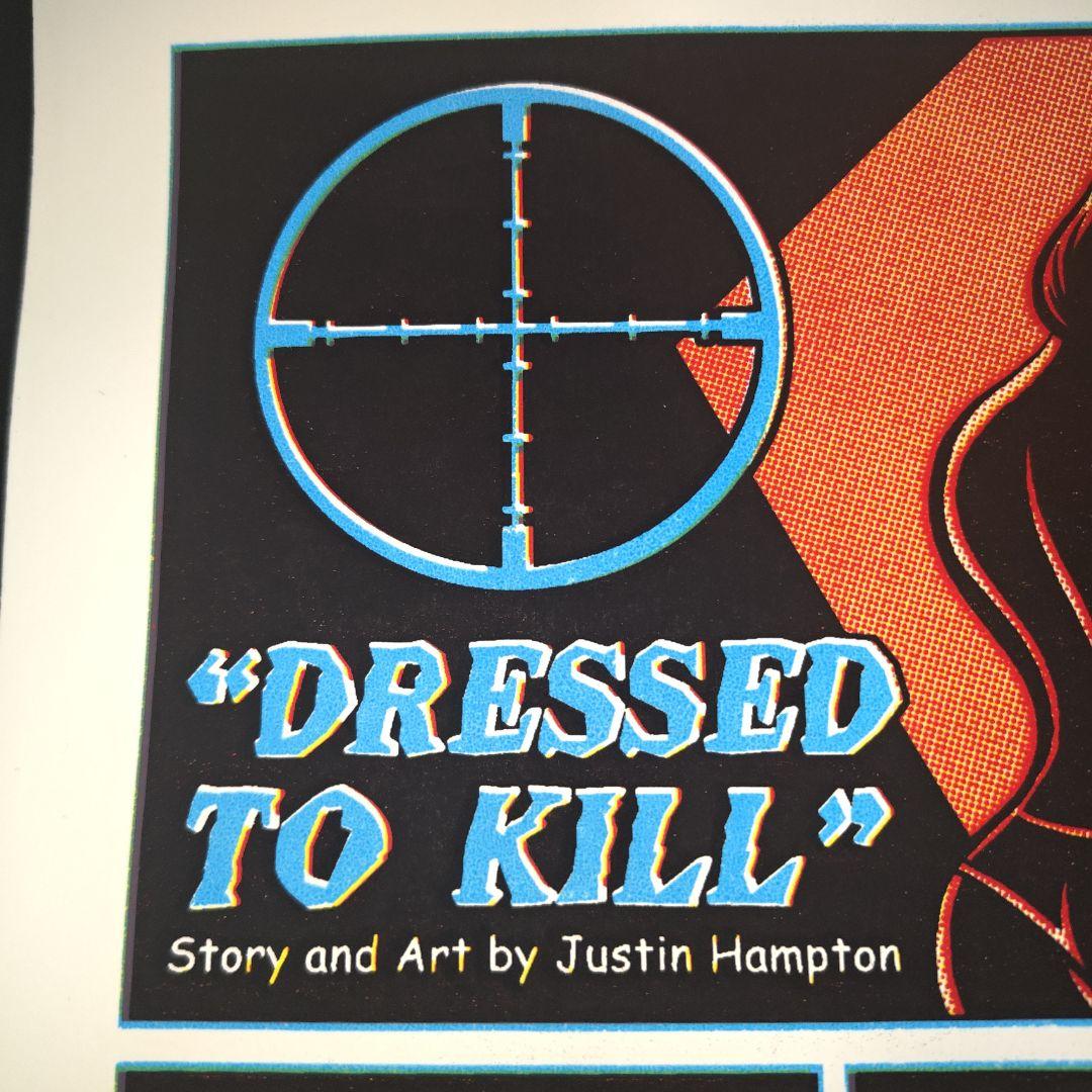 QOTSA Dressed To Kill シルクスクリーンポスター