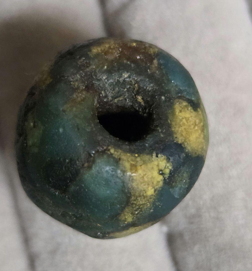 009 ビーズ 古代ジャワ玉 ジャワ島東部で出土 ！