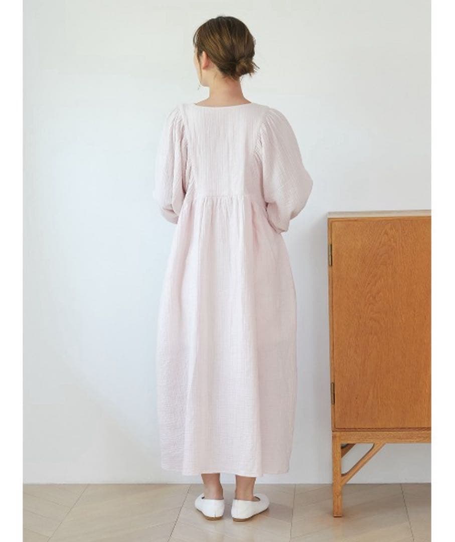 ジェラートピケ　マタニティガーゼワンピース　gelato pique 授乳服