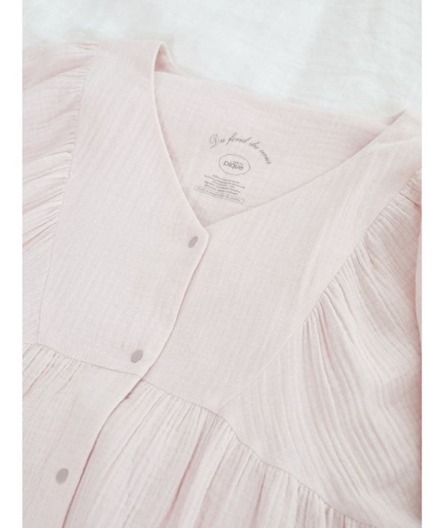 ジェラートピケ　マタニティガーゼワンピース　gelato pique 授乳服