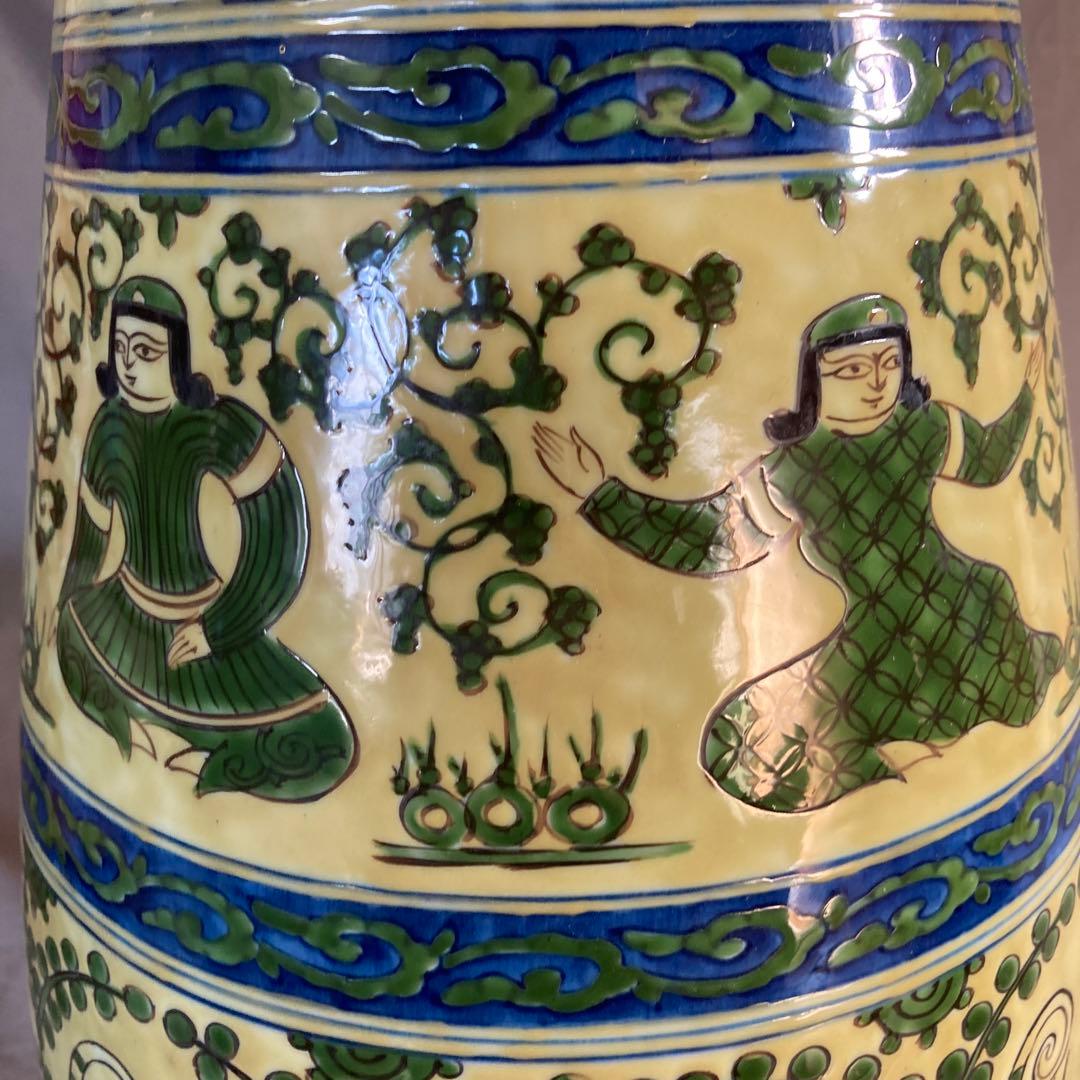 源右衛門】古伊万里の伝統 日本の名窯 舘林源右衛門作 染錦黄彩ミナイ