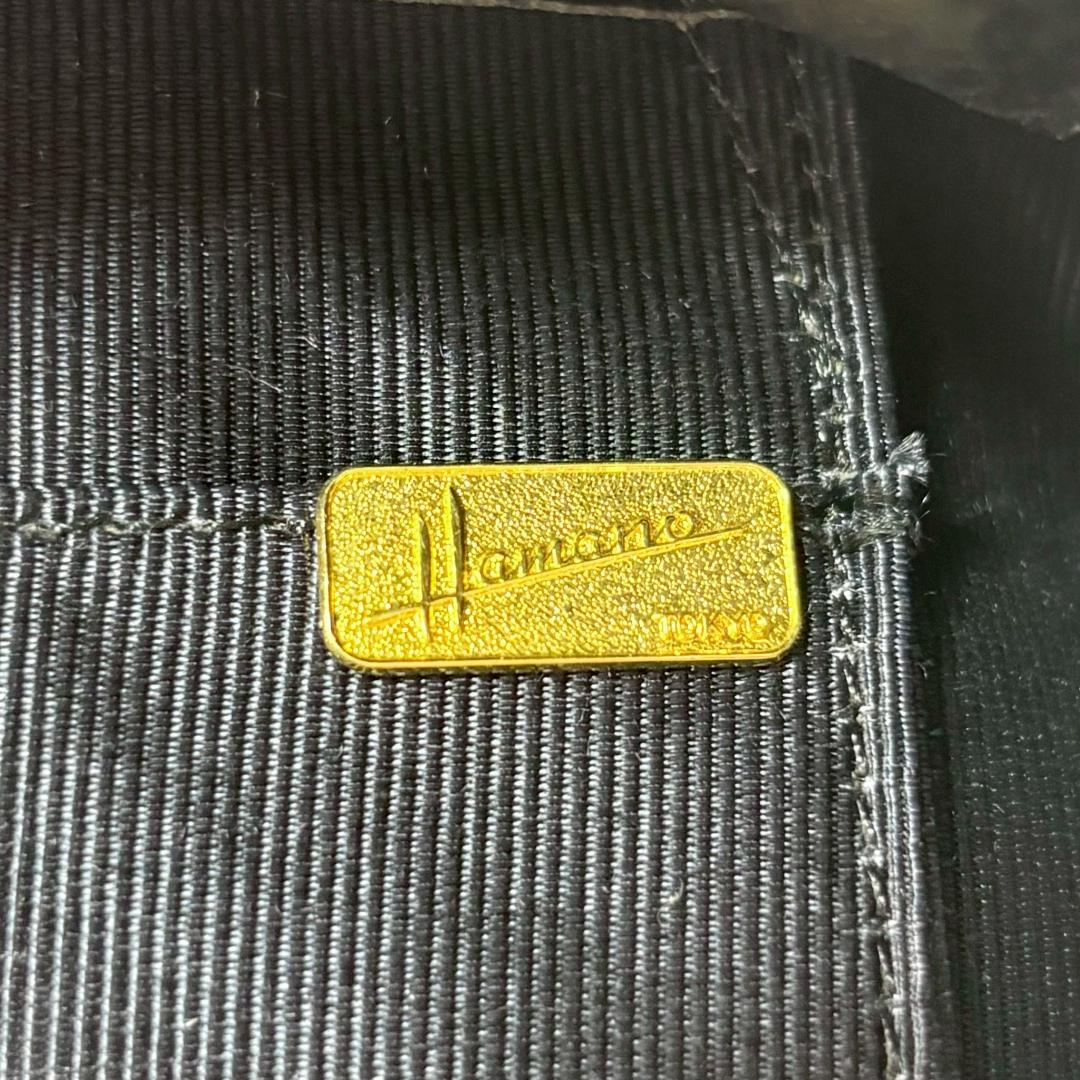 【美品】傳濱野 ハンドバッグ レザー ゴールド金具 黒