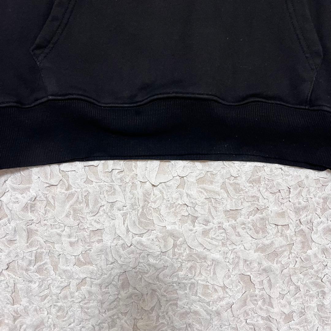 『人気Lサイズ』 パームエンジェルス　パーカー　パイルロゴ　ベア　黒　【L】