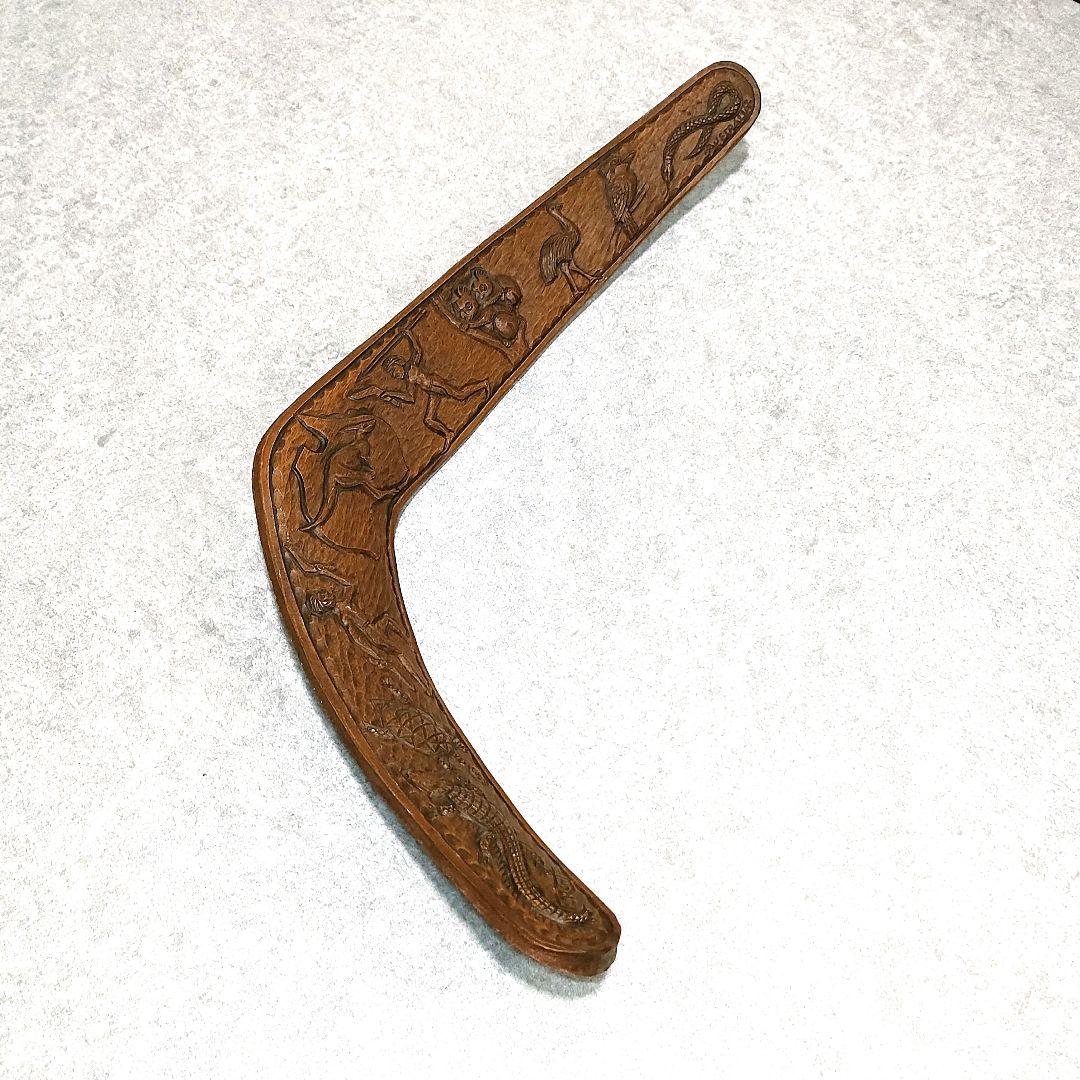 手彫りブーメラン '80ビンテージ Fritz Rentz オーストラリア製