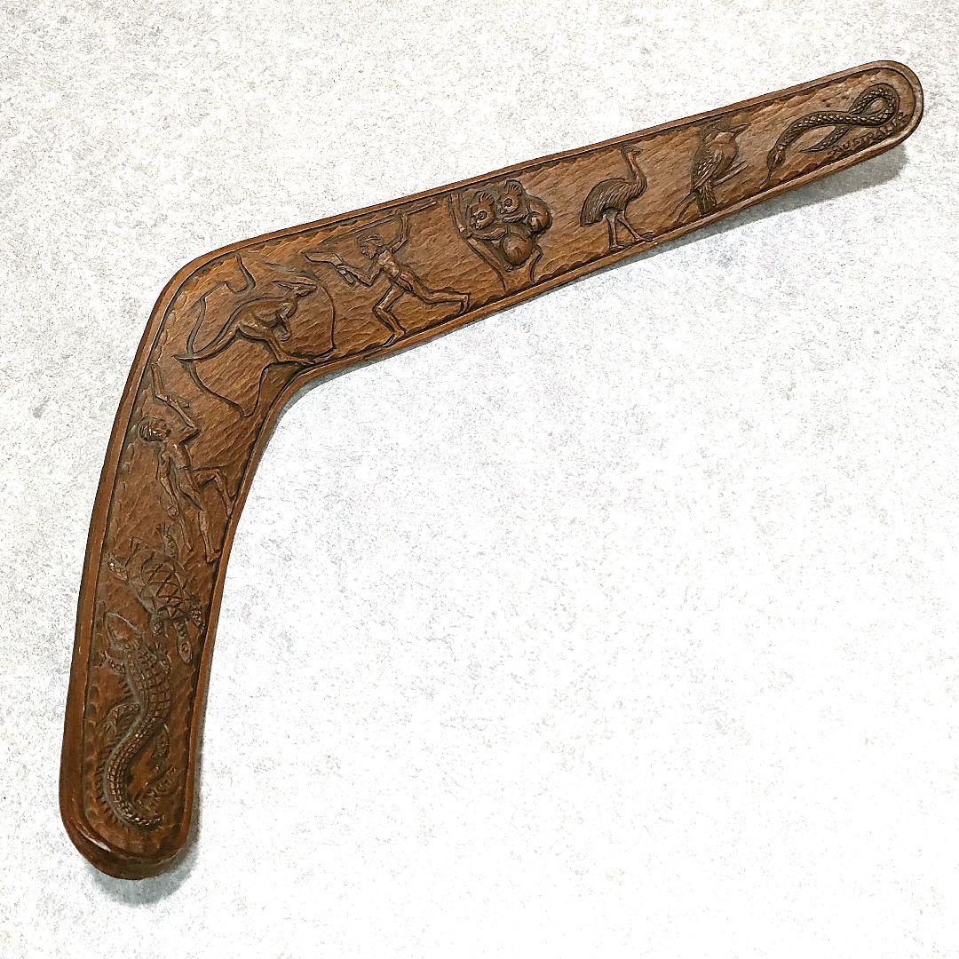 手彫りブーメラン '80ビンテージ Fritz Rentz オーストラリア製