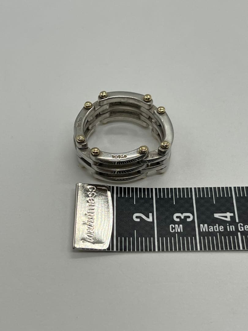 ティファニー TIFFANY ゲートリング 22号 SV YG コンビ 希少