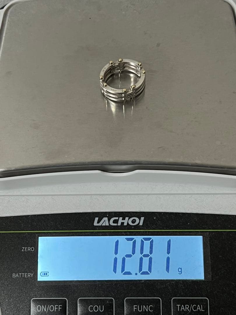 ティファニー TIFFANY ゲートリング 22号 SV YG コンビ 希少