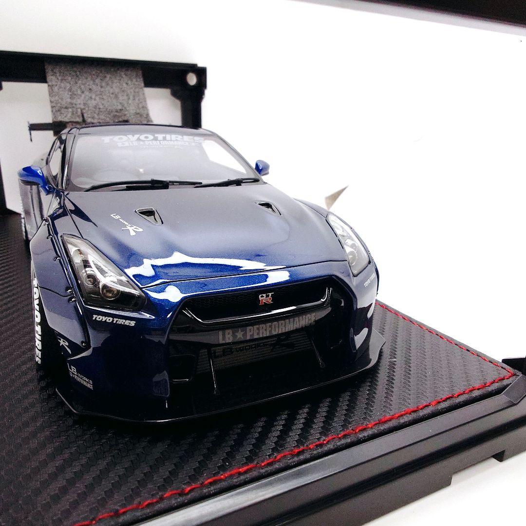 1/18イグニッションモデル リバティーウォーク ブルーメタリック