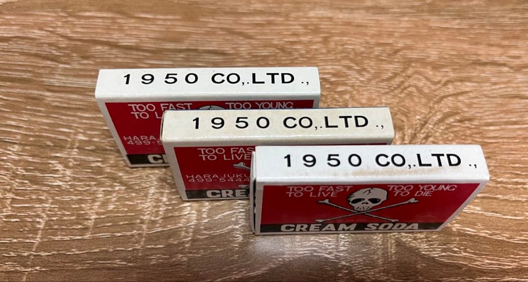 オ*ー様 CREAM SODA クリームソーダ マッチ箱 3種セット