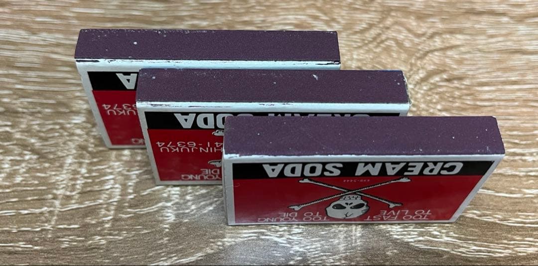 オ*ー様 CREAM SODA クリームソーダ マッチ箱 3種セット