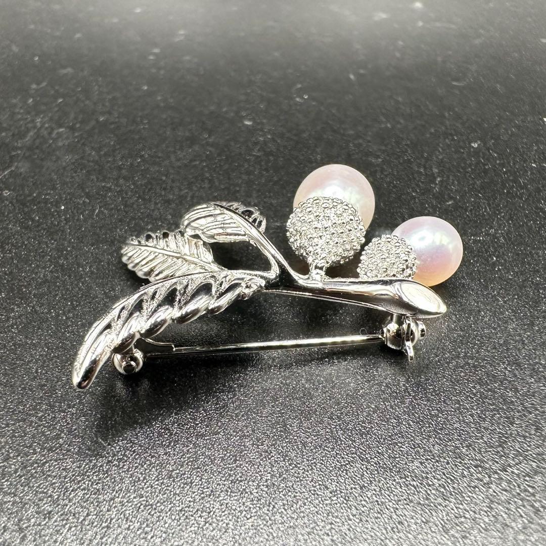 極美品✨ MIKIMOTO ミキモト パール ブローチ どんぐり 希少 1352