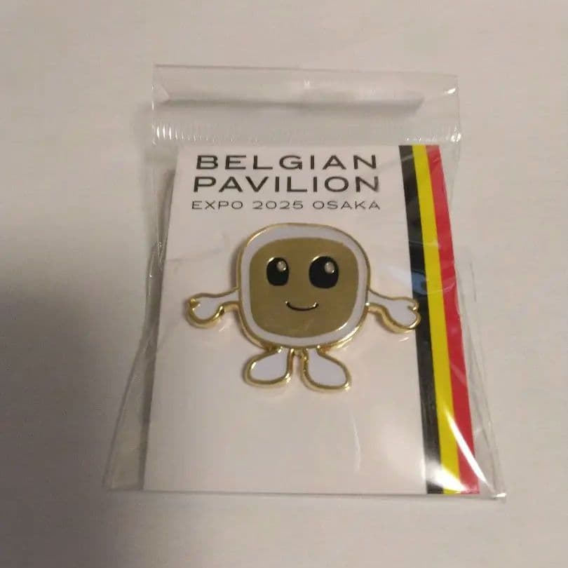 大阪関西万博　5種類　ピンバッジ　ベルギー　パビリオン　デザイン　オシャレ