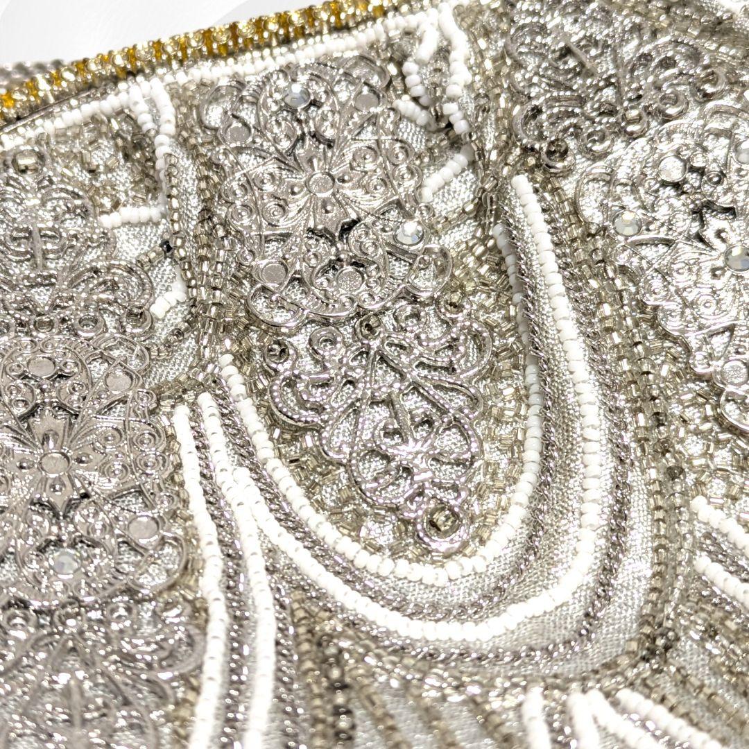 【美品】Lumy Hashimoto ルミー はしもと ビーズバッグハンドバッグ