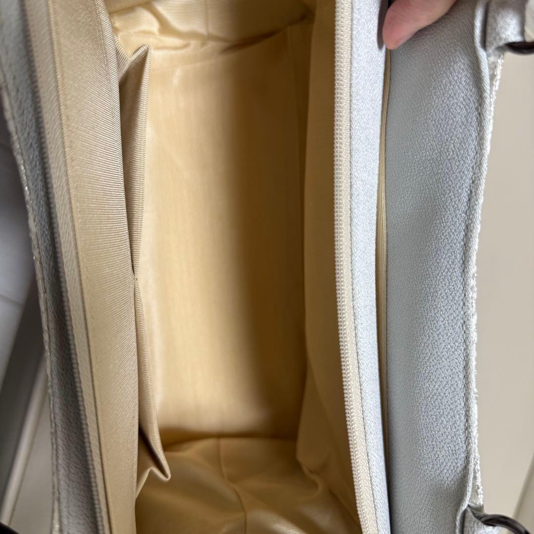 美庵 花柄刺繍 和装用バッグ