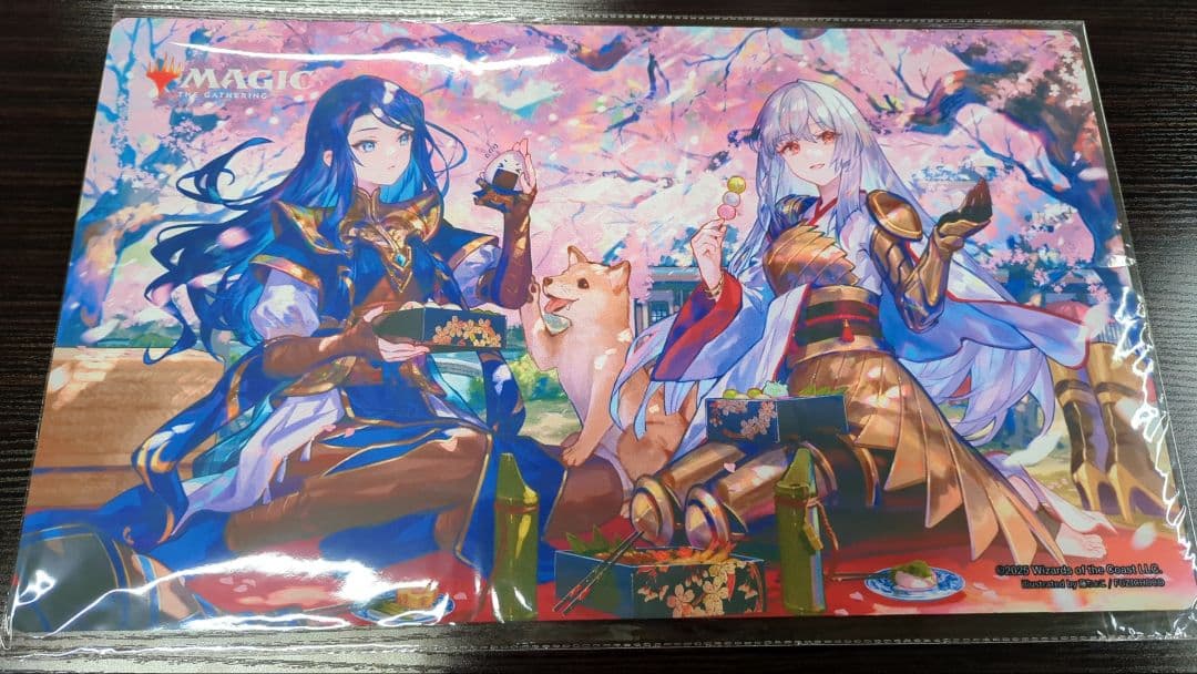 MTG】未開封 ナーセット プレイマット 放浪皇のお花見