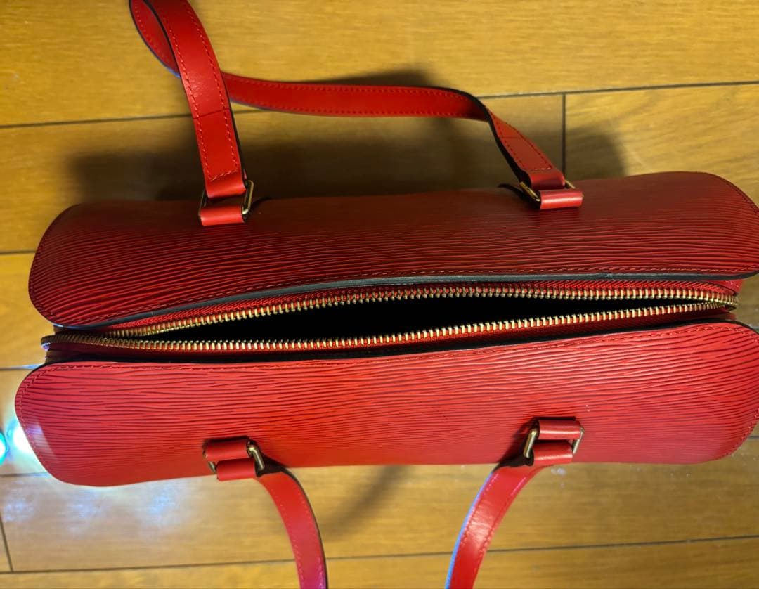 ルイヴィトン エピ スフロ カスティリアンレッド 赤 ミニポーチ付