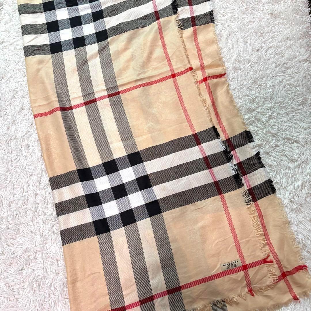 ✨極美品/カシミヤ100%/大判✨バーバリーロンドン ストール メガ