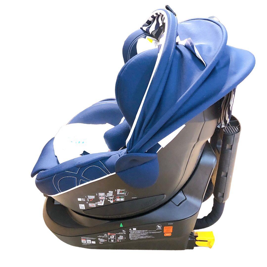 エールベベ クルット4 Oui2 ネイビー ISOFIX チャイルドシート