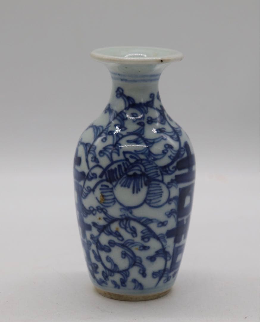 中国 清時代 染付喜字紋小瓶 送料込み0929 - メルカリ