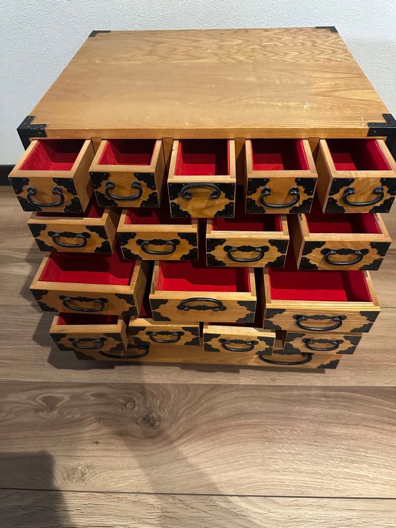 楽天市場】薬箪笥の通販 アンティーク木製タンス 15引き出し 和風