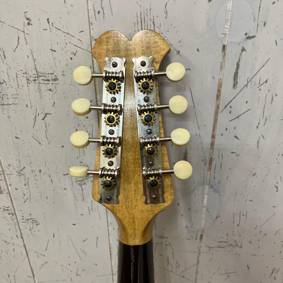 昭和レトロ ビンテージ マンドリン 7弦 4コース 豪華装飾 彫刻 螺鈿 貝細工