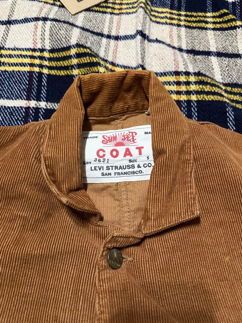 LEVI’S ブラウン コーデュロイ ジャケット・パンツ セットアップ