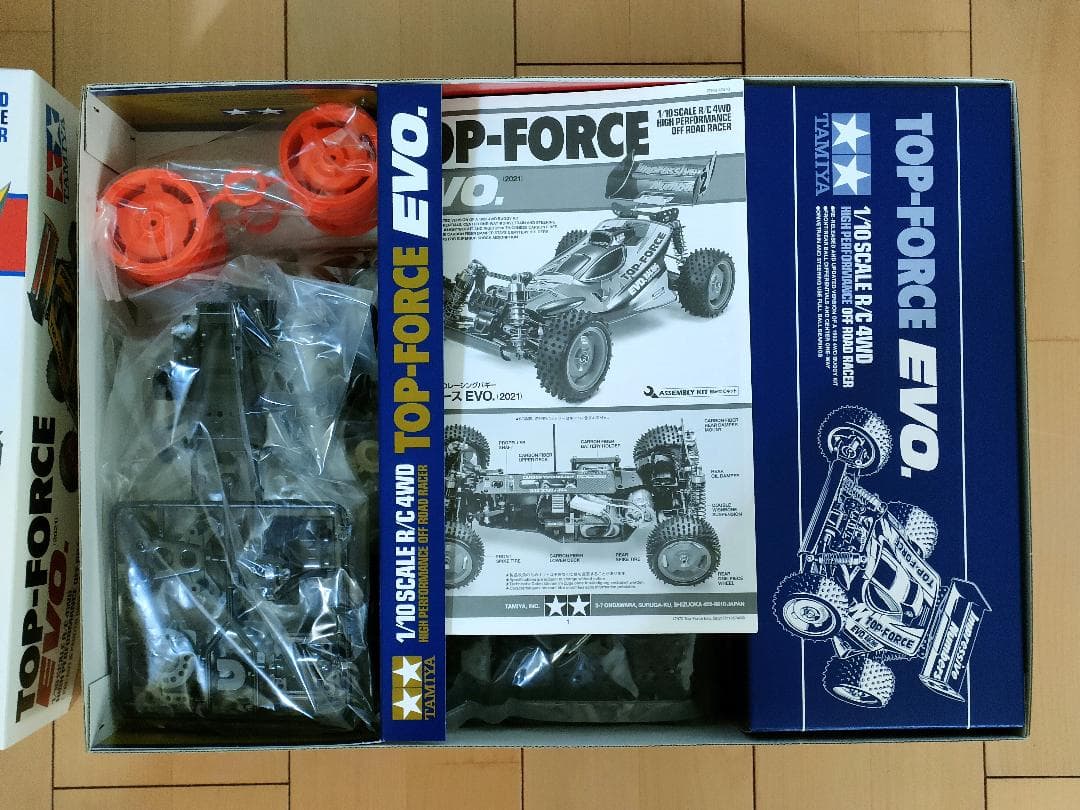 タミヤ　ラジコン　トップフォースＥＶＯ　新品未使用　純正アルミモーターマウント付