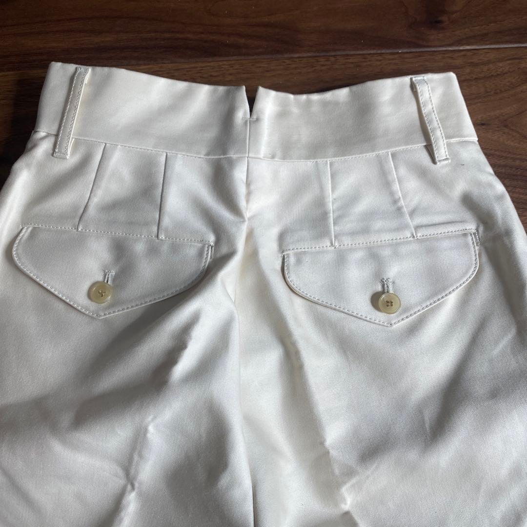 アダムエロペ　ベージュ パンツ セルフォードテーパード　2点