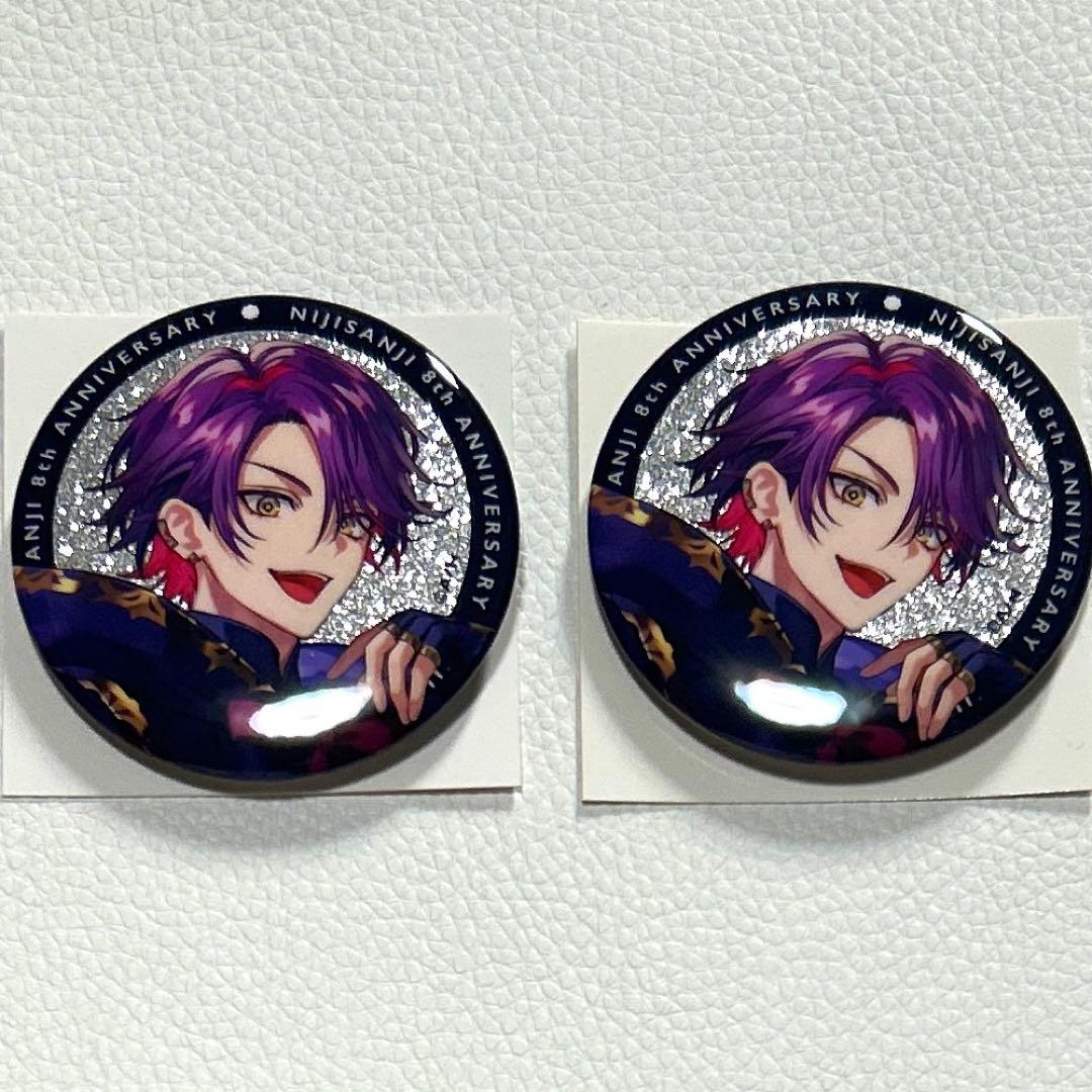 にじさんじ グリッター缶バッジ 8周年 渡会雲雀 - メルカリ