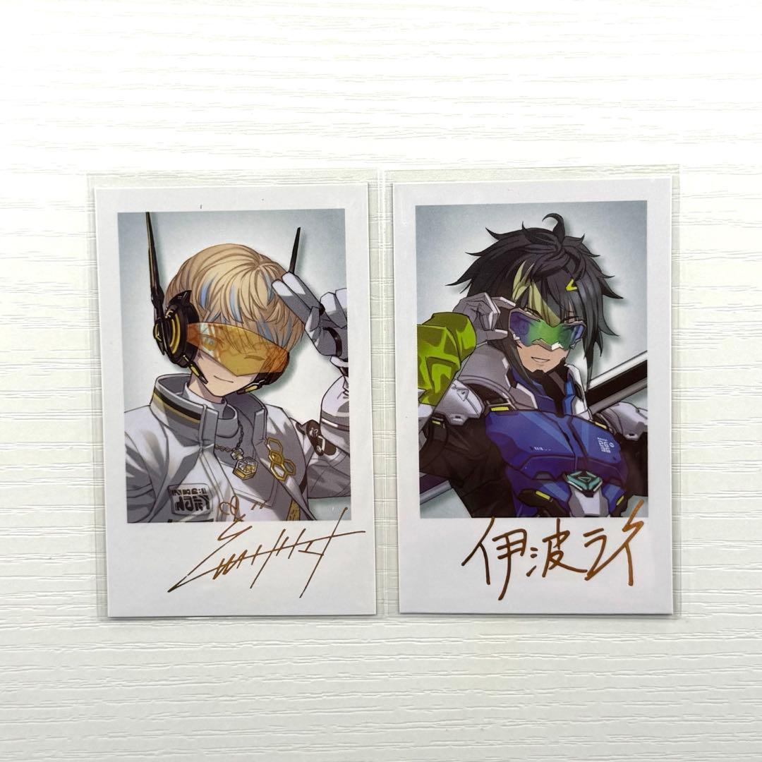 デビューチェキ 緋八マナ 伊波ライ ざぶぅん サイン入り 2枚セット
