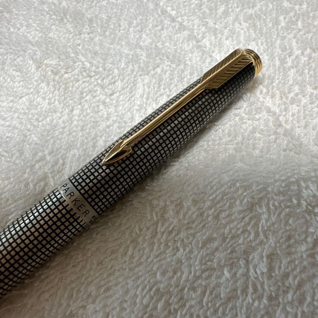 14K パーカー STERLING SILVER 万年筆 USA - メルカリ