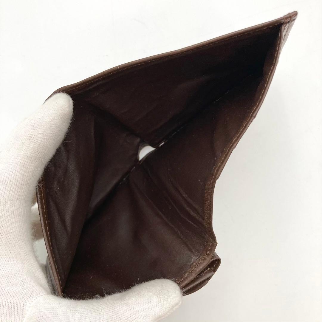 タコ様専用✨ BURBERRY 二つ折り財布 ノバチェック シャドーホース 茶色