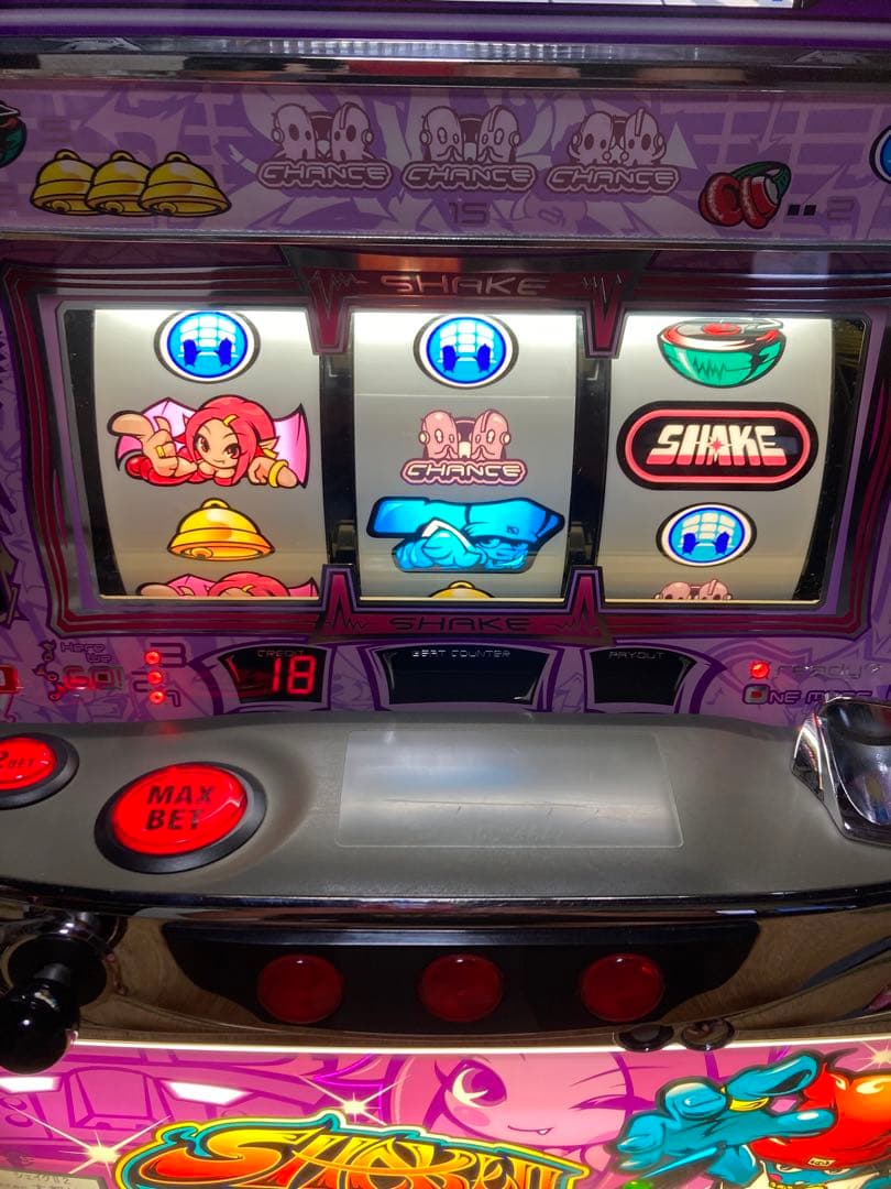 不要機付き】パチスロ シェイク2 実機【送料込み頼める便】