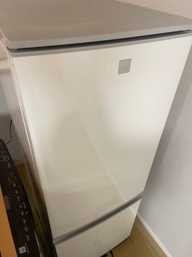 2ドア冷蔵庫 シャープSJ-17E6-KW