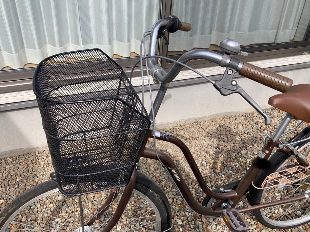 自転車 26インチ 変速6段 SHIMANO ブラウン 直接引取り限定 岐阜