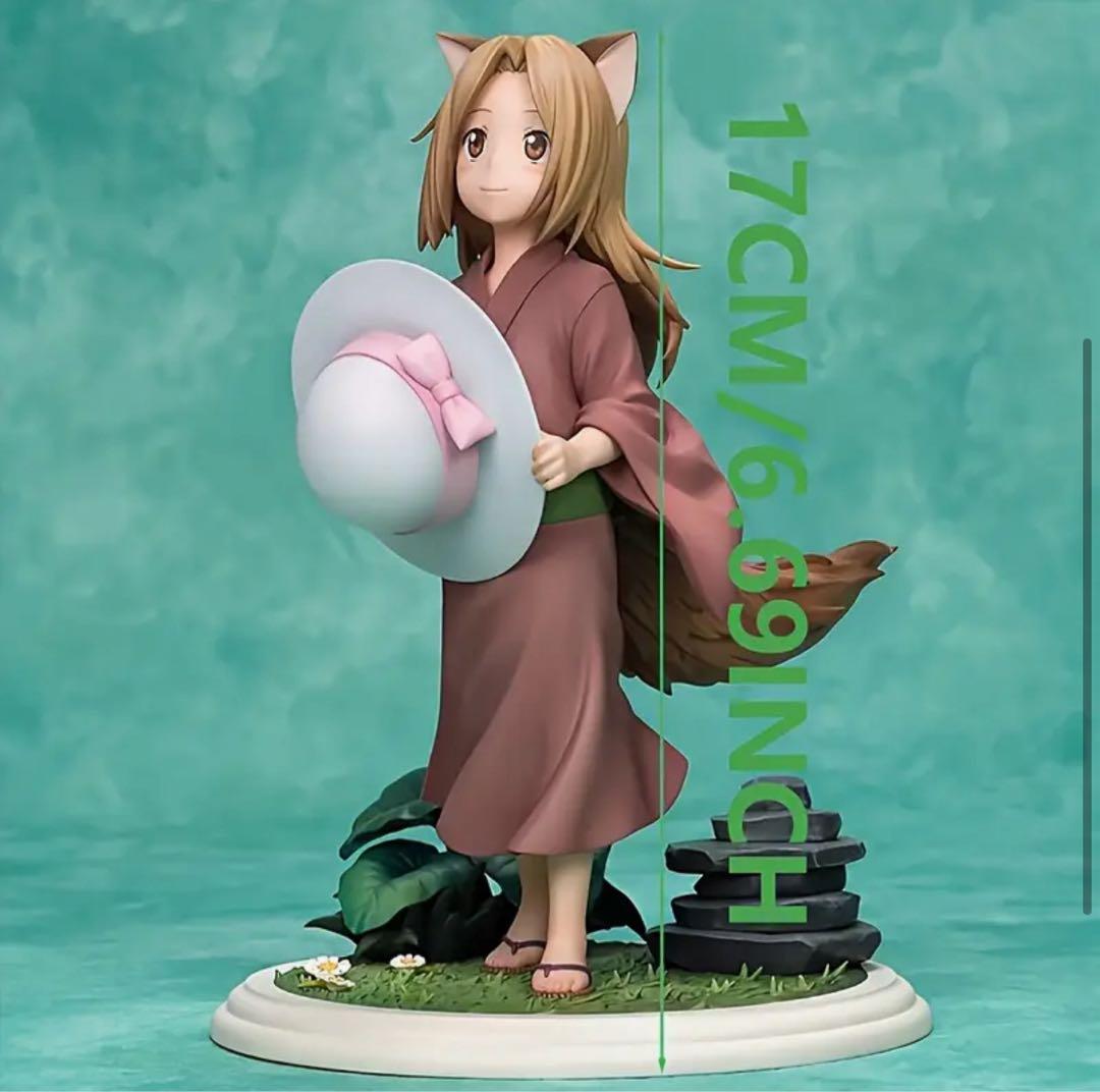 夏目狐の女の子 和服 フィギュア 約20cm