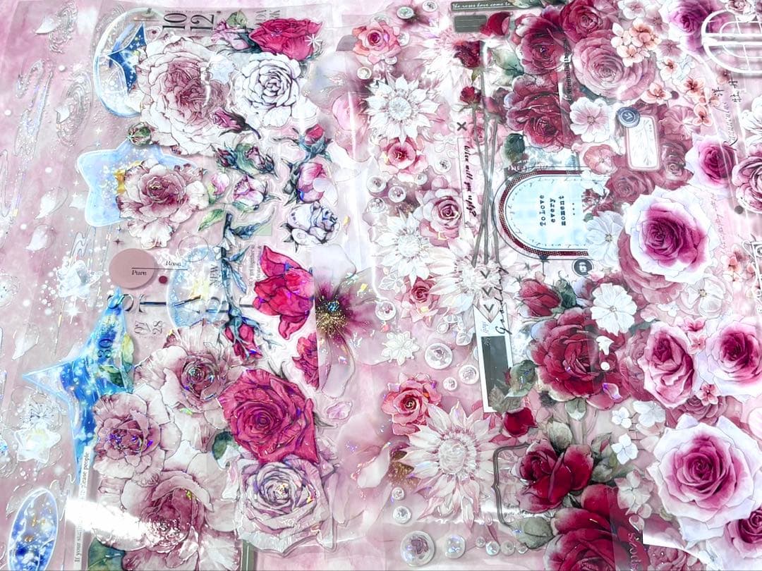 70枚セット 大量❗️海外PETマステ切り売りセット お花 70-イ-LL