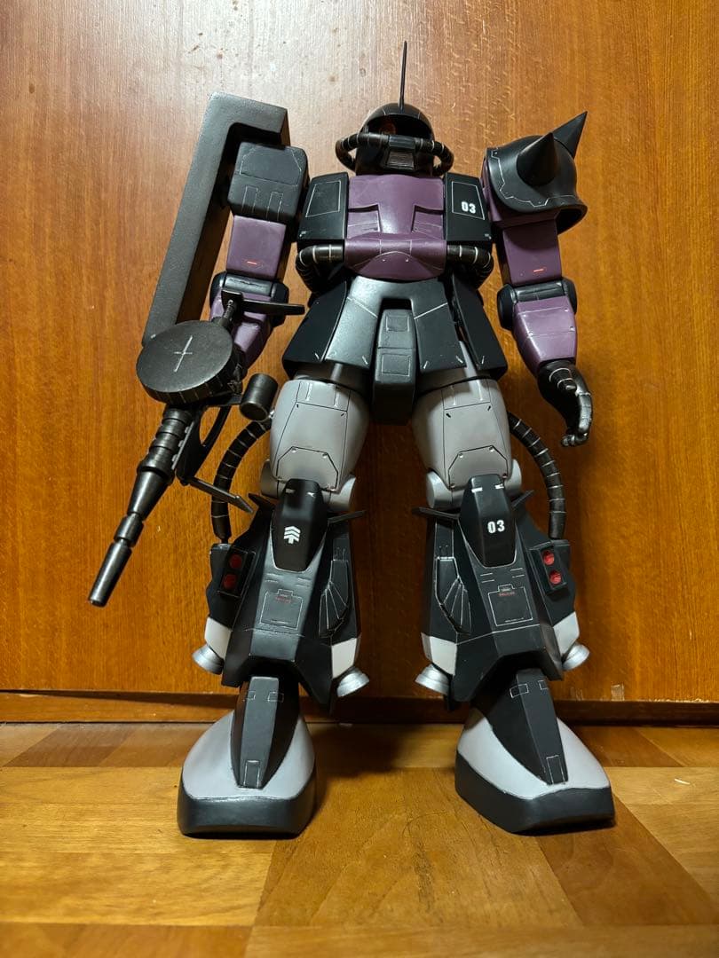 W*1様 ジャンク 旧キット1/60高機動型ザクⅡ 全塗装