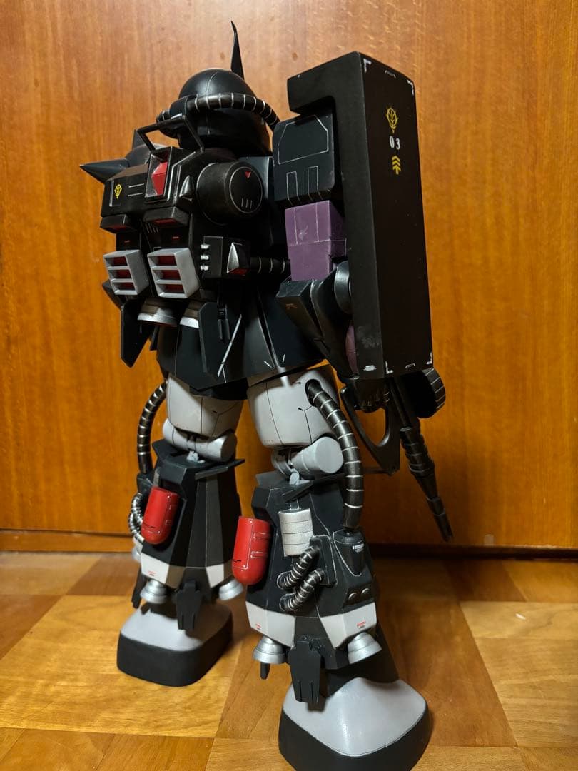 W*1様 ジャンク 旧キット1/60高機動型ザクⅡ 全塗装