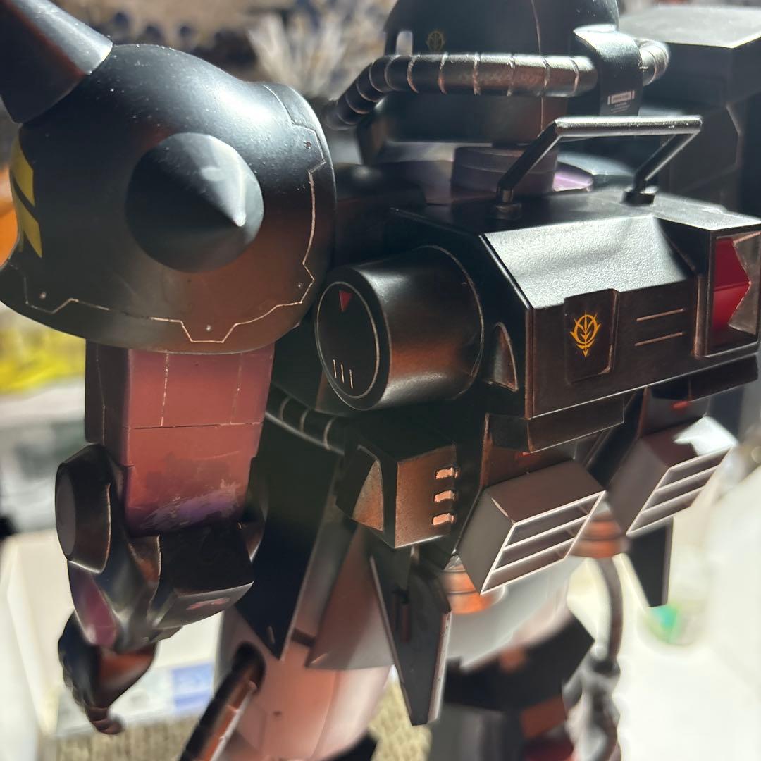 W*1様 ジャンク 旧キット1/60高機動型ザクⅡ 全塗装